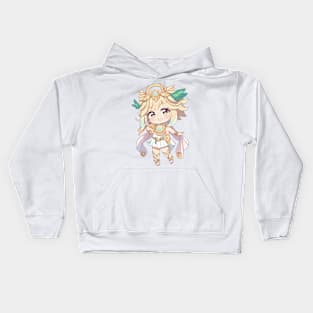 Virgo Chibi Zodiac Anime Girl Kids Hoodie